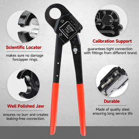 IWISS iCrimp tool in action during crimping operation.