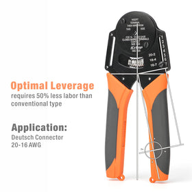 IWISS IWD-1620 supports 16-20 AWG for versatile terminations