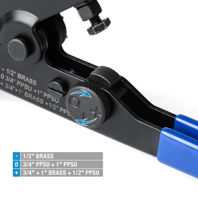 IWISS iCrimp PEX-1210C compatible with ASTM F1807 copper rings