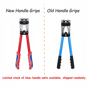 iCrimp tool with rotating dies enables precise lug crimping across AWG sizes.