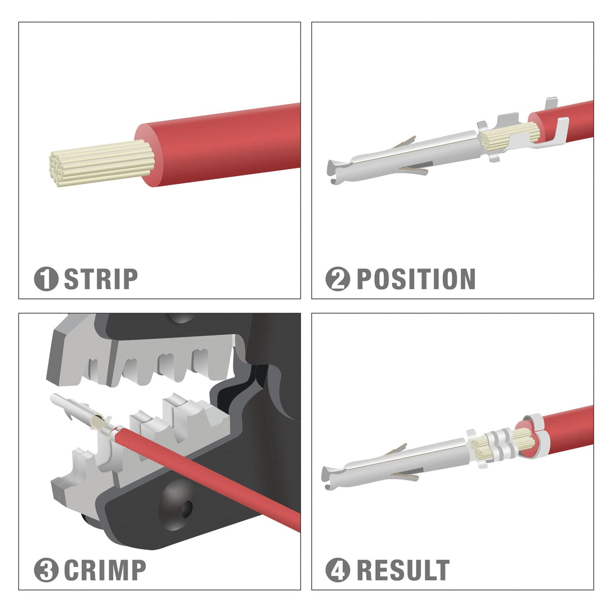 Ergonomic handle design of IWISS iCrimp SN-2549 reduces fatigue during long sessions.