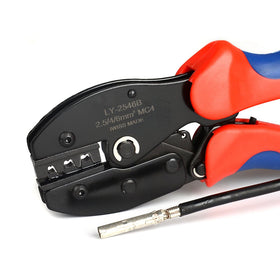 IWISS iCrimp tool compatible with AWG14-10 and 2.5/4/6mm2 cables.