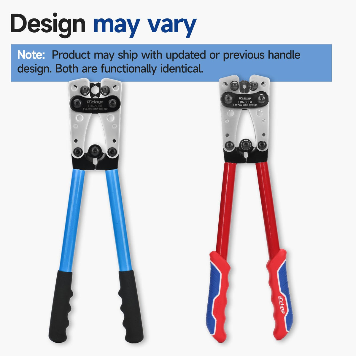 IWISS iCrimp comfortable-grip-anti-slip offers steady control during long crimps.