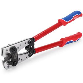 IWISS iCrimp tool with hex dies-precision ensures solid crimps on heavy gauge lugs.