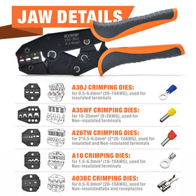 IWISS iCrimp wire stripper for clean insulation removal without damage.