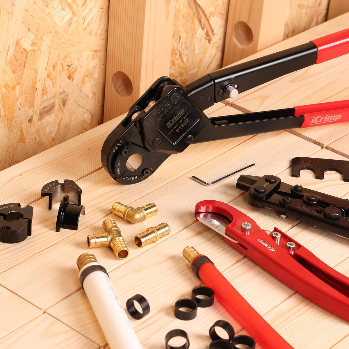 IWISS complete kit streamlines PEX work with essential tools.