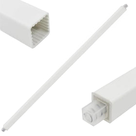 IWIWE 24-inch towel bar with cuttable length for a custom bathroom fit.