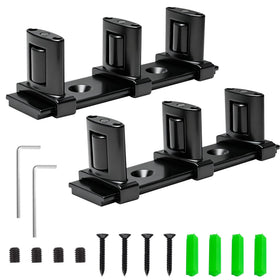 IWIWE 3-Roller adjustable floor guide for bypass doors delivers smooth glide and edge protection.