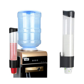 IWNTWY Cup Dispenser wall-mount setup saves counter space and keeps cups accessible.
