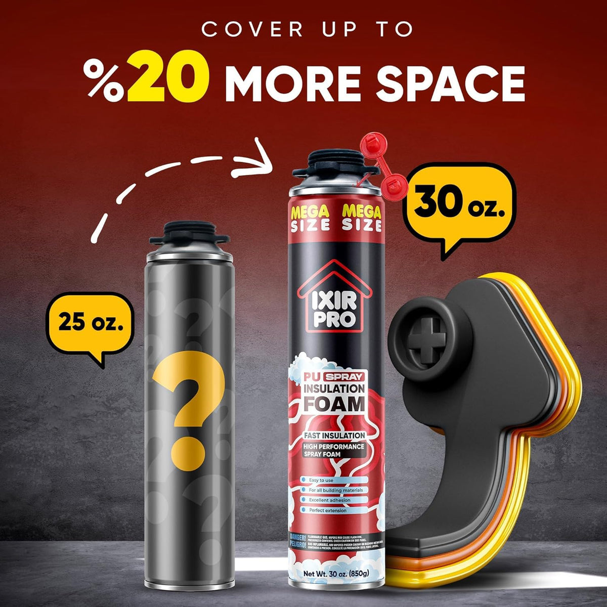 ixirpro short-to-long nozzle set supports versatile spraying.