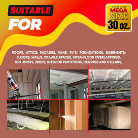 ixirpro spray foam can nozzles ensure smooth, clog-free spray.