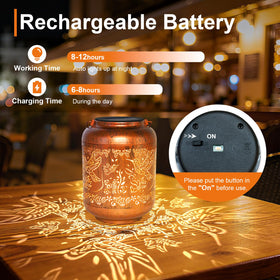 IYEZIGI IP65 waterproof lantern withstands rain for year-round use