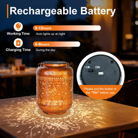 IYEZIGI solar panel lantern delivers long-lasting LED light each night.
