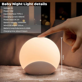 IYT Night Light Egg Lamp 30-minute timer for timed lighting