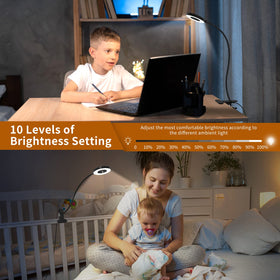 iZELL Desk Lamp delivers 660 lumens of bright, close-range illumination.