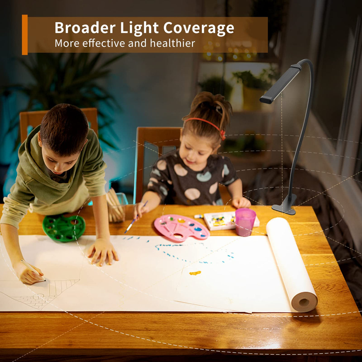 Izell desk lamp includes 24-month warranty for peace of mind