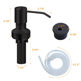 Izolor deck hole compatibility fits 1.25 to 1.5 inches.