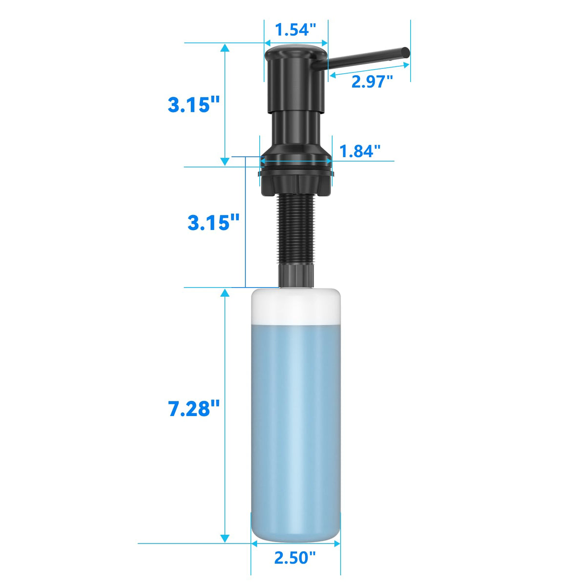 Izolor deck-mount option fits kitchens or bathrooms