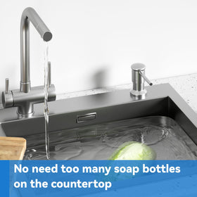 Izolor easy installation with step-by-step guidance fits many countertop materials.