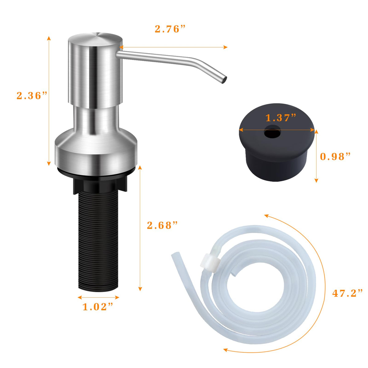 izolor premium PE silicone tube stays flexible under the counter