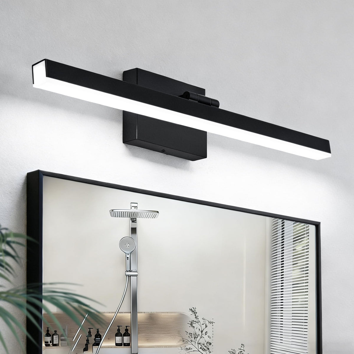 IZORRO 24-inch rotatable vanity light over mirror for even makeup lighting