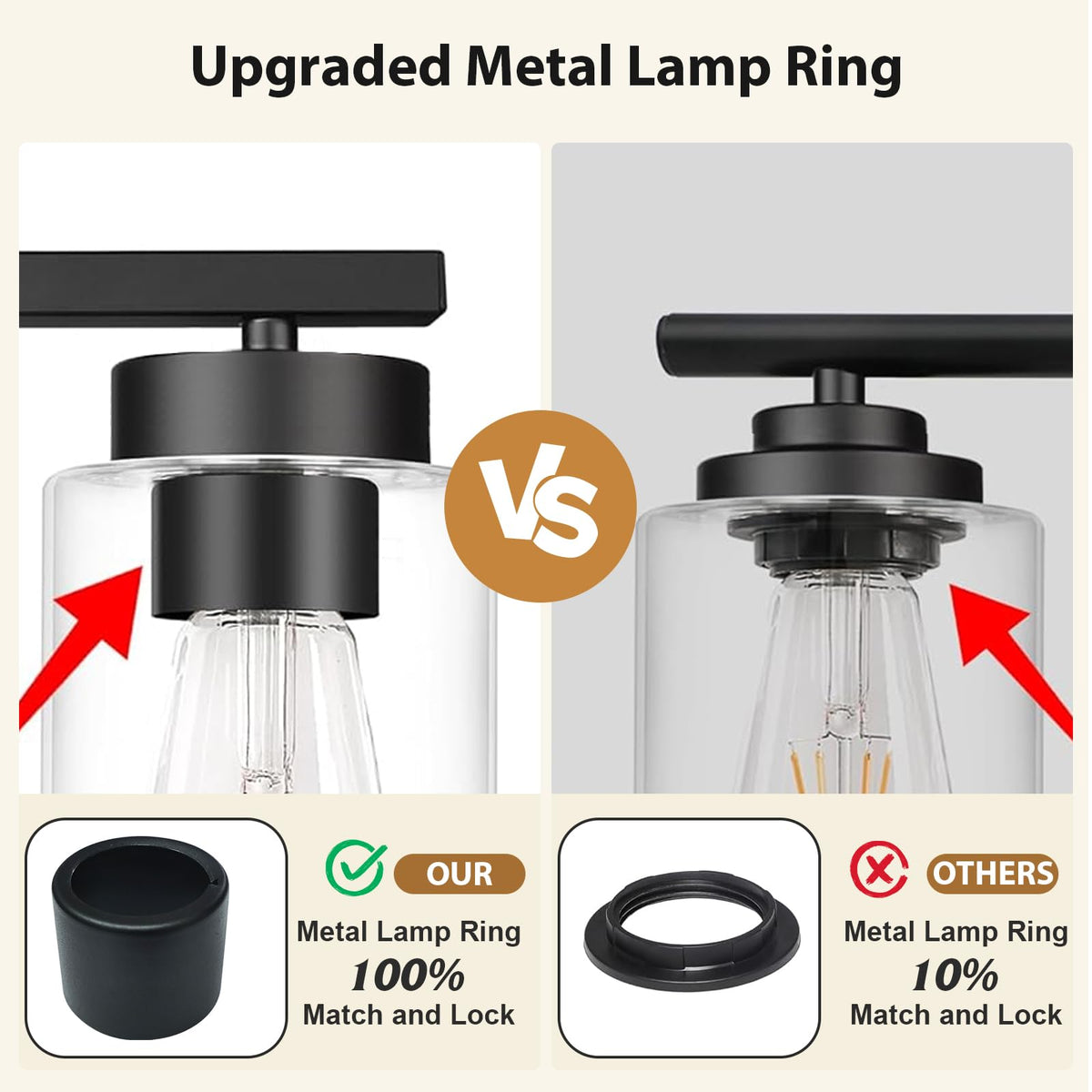 IZORRO adjustable mount lets you install upward or downward for flexible placement.