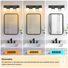 IZORRO 3-light design suits many bathroom styles.