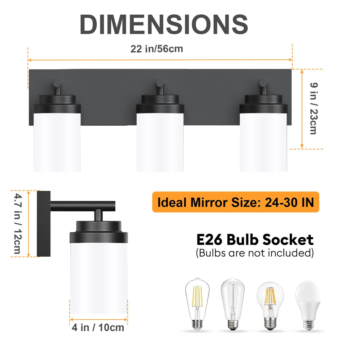 IZORRO durable alloy frame resists humidity in bathrooms.