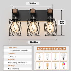IZORRO dimmable vanity light lets you tailor mood with compatible switches.