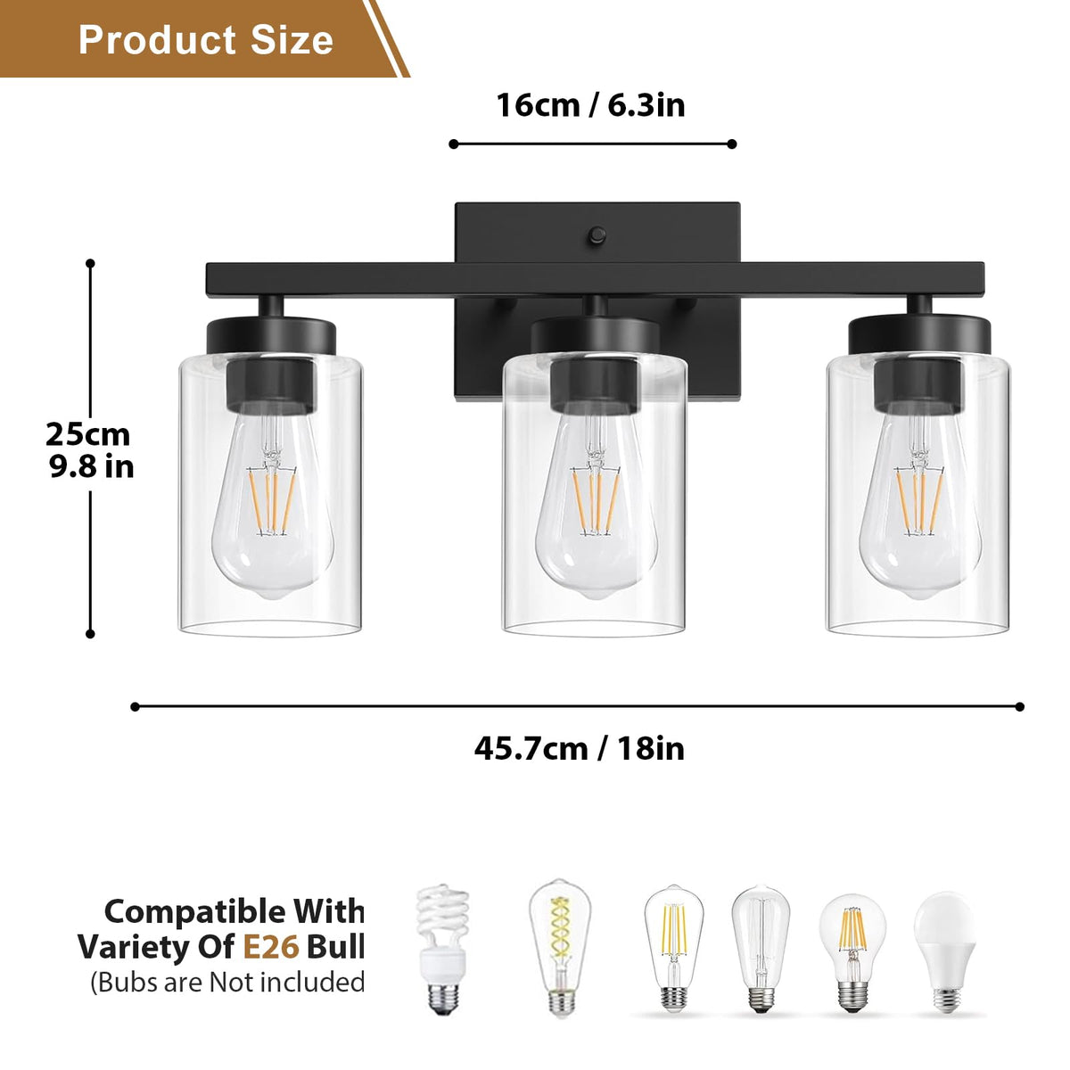 IZORRO standard E26 socket compatibility for various bulbs