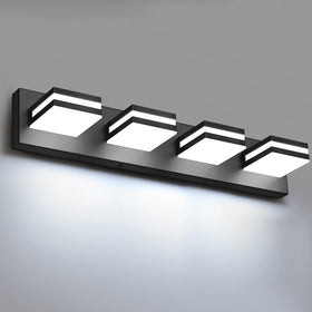IZORRO LED 4-light vanity with 360° rotation for adjustable illumination.