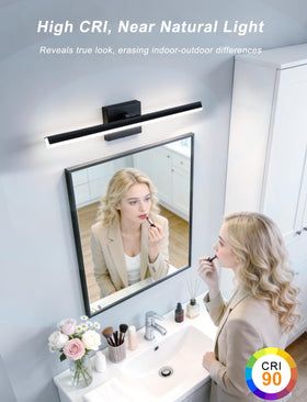 IZORRO dimmable LED bathroom light with 6000K cool white brightness
