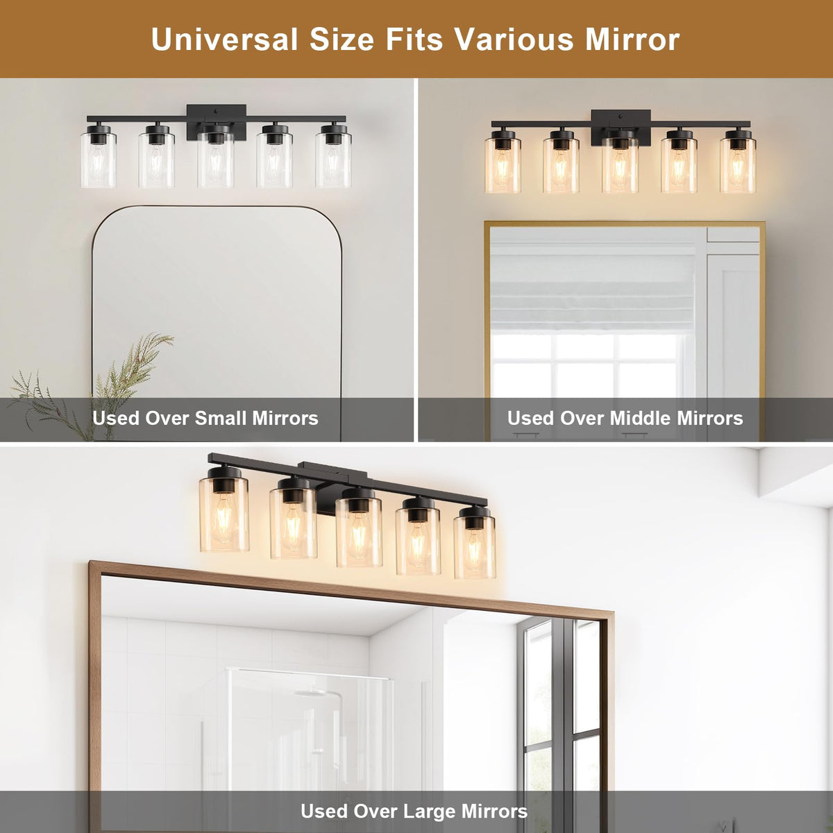 IZORRO 5-light fixture fits bedrooms living rooms and hallways with style