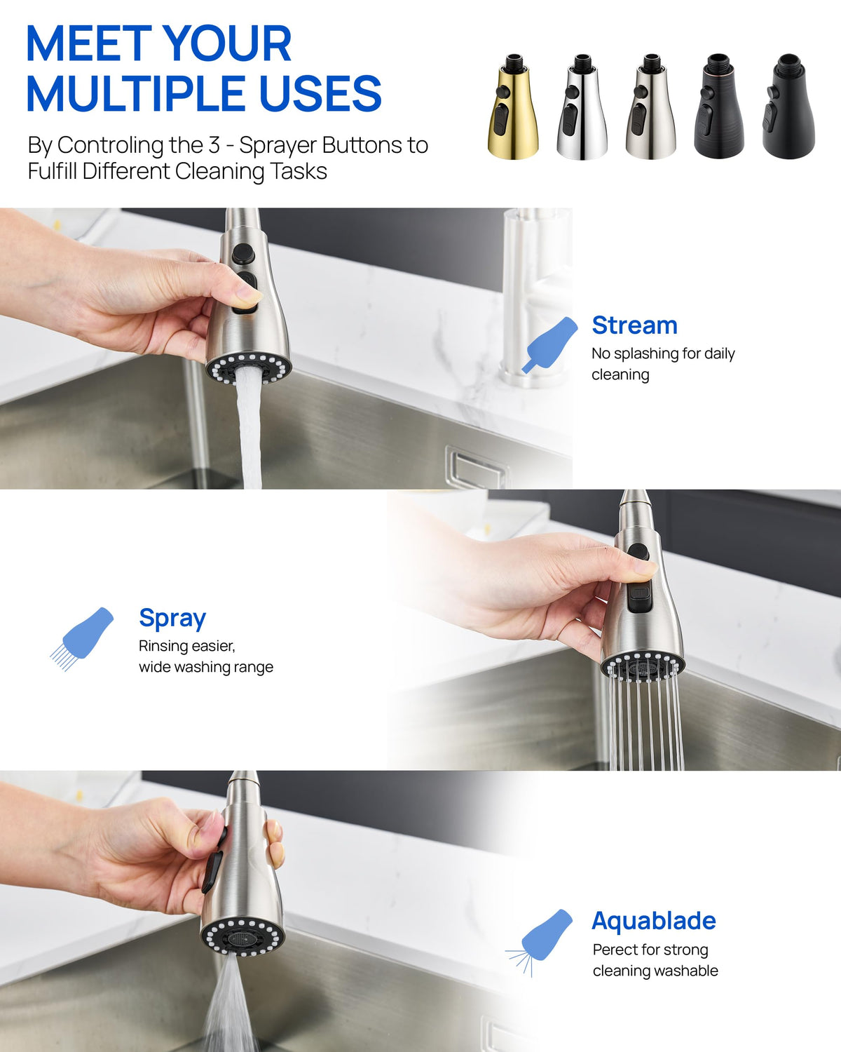 Close-up of the 15-adapter set showing broad compatibility