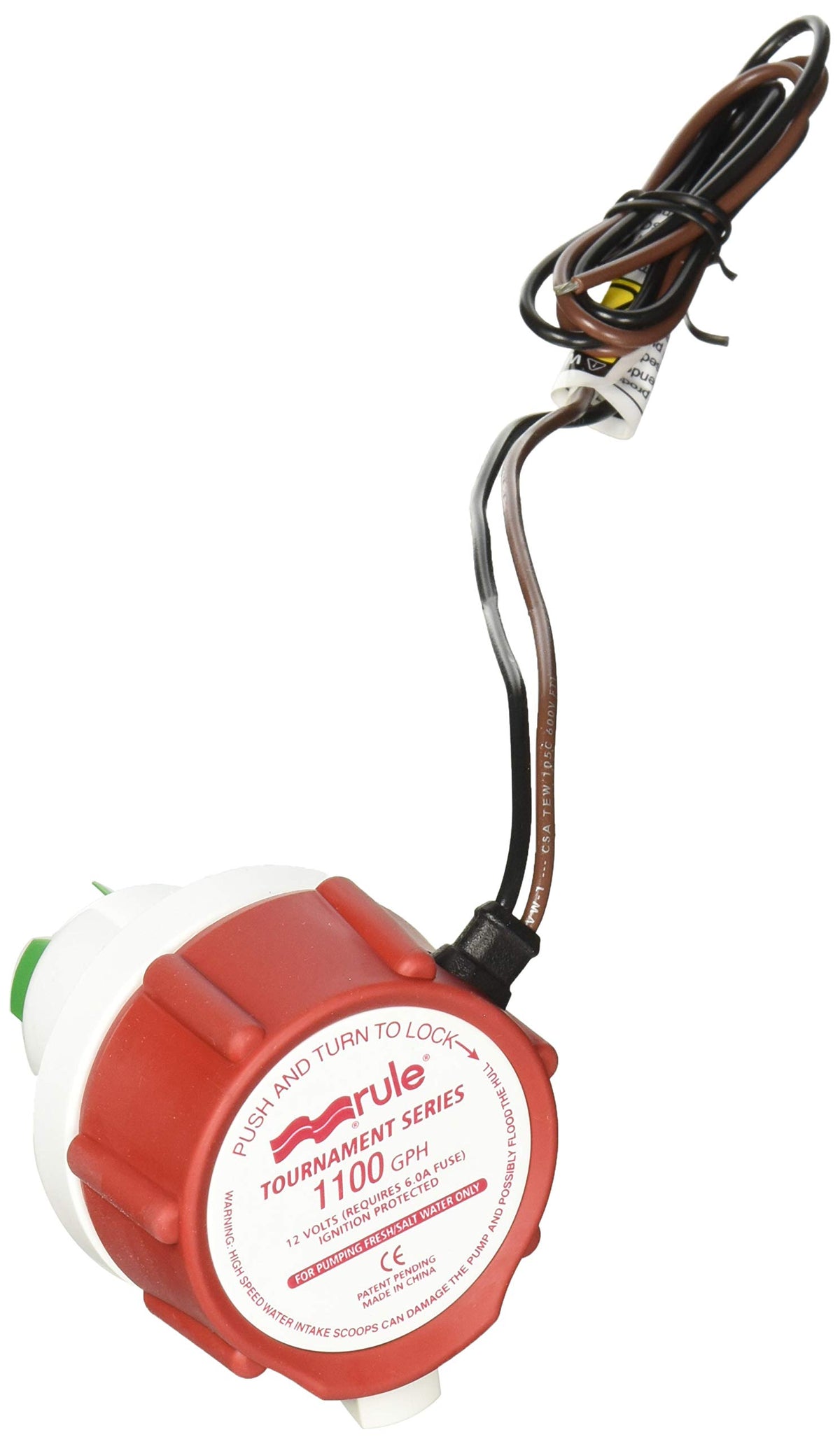 Jabsco Rule replacement motor for Tournament Series livewell pumps delivers reliable 1100 GPH aeration