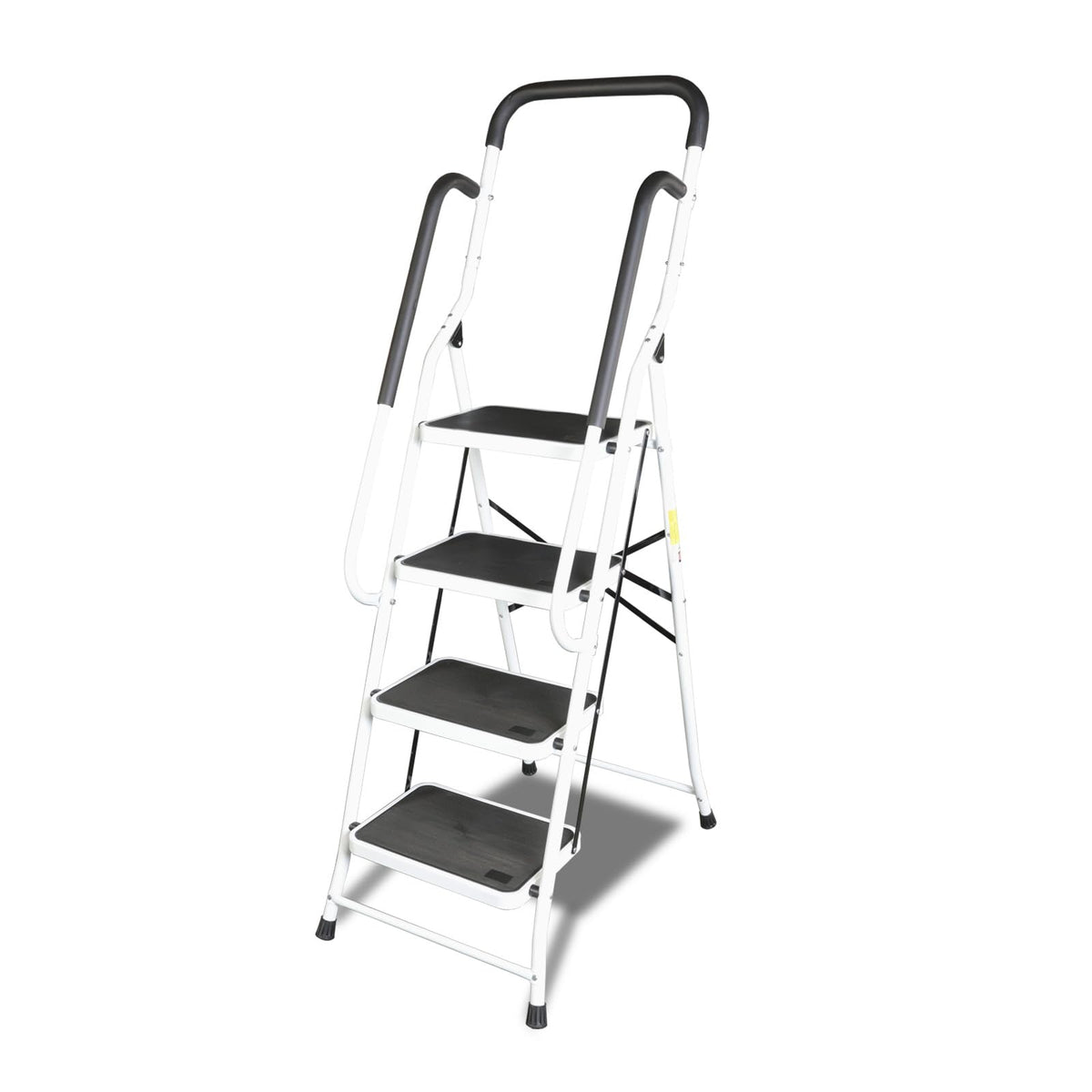 Jack Boss 4-step ladder folded compact for easy storage