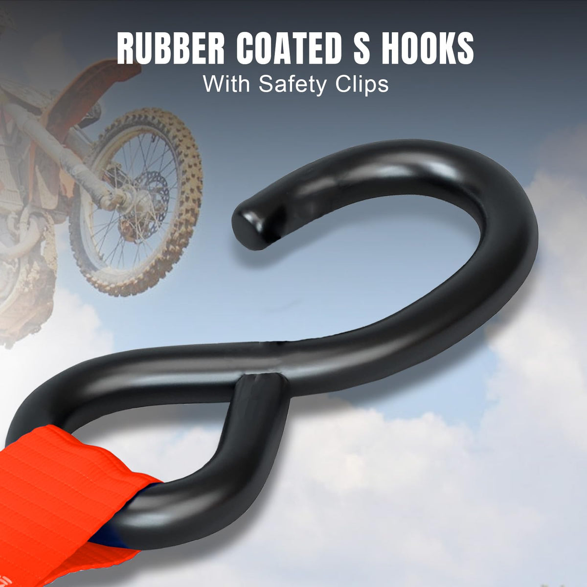 Jack Boss coated S-hooks protect cargo surfaces against damage
