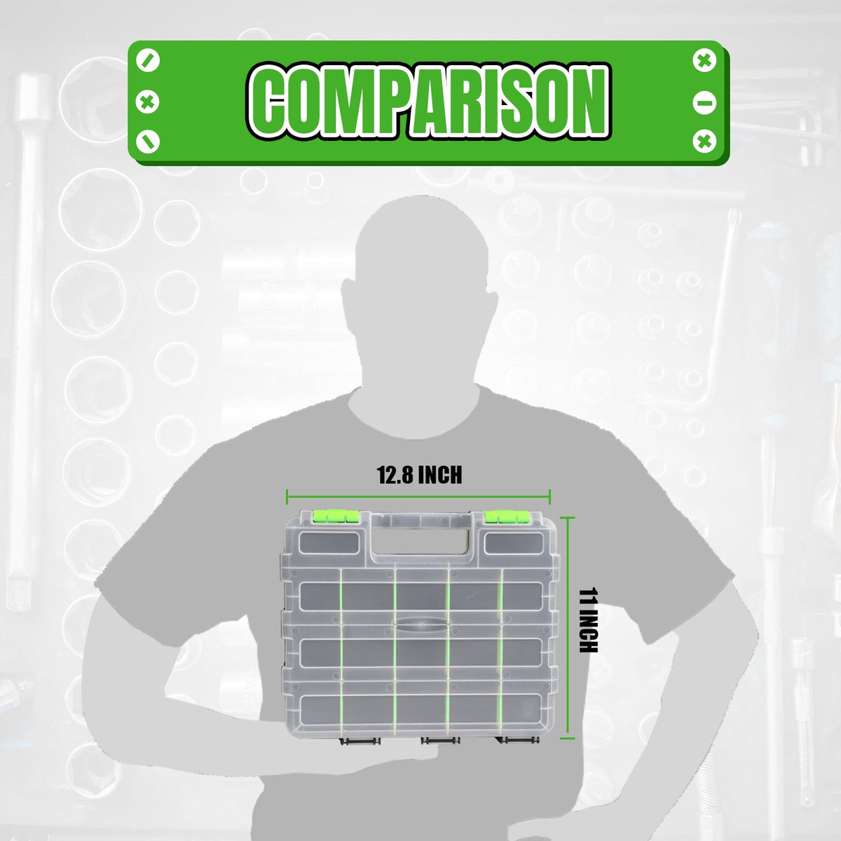 Jack Boss exterior measures 12.8 by 11 by 3.15 inches for compact setup.