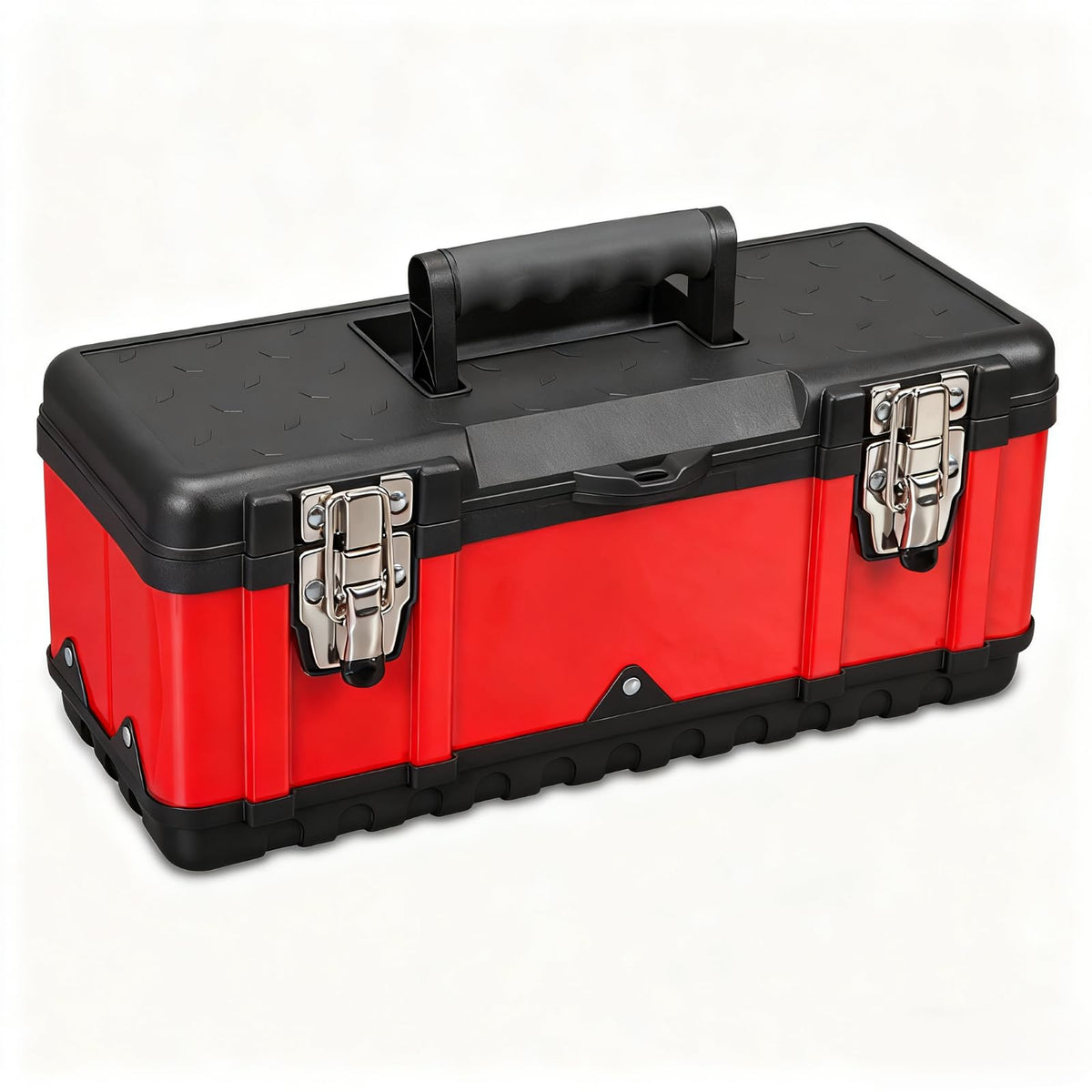 Jack Boss steel tool box outer dimensions for compact, organized storage