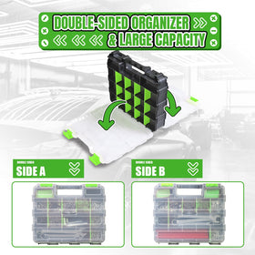 Jack Boss two-pack offers versatile storage for garage or workshop.