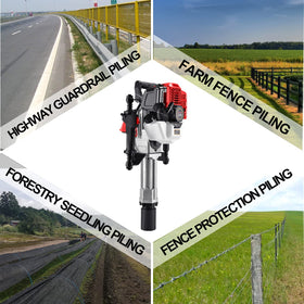 JackChen T-post driver cooling vents enabling long, smooth operation on site