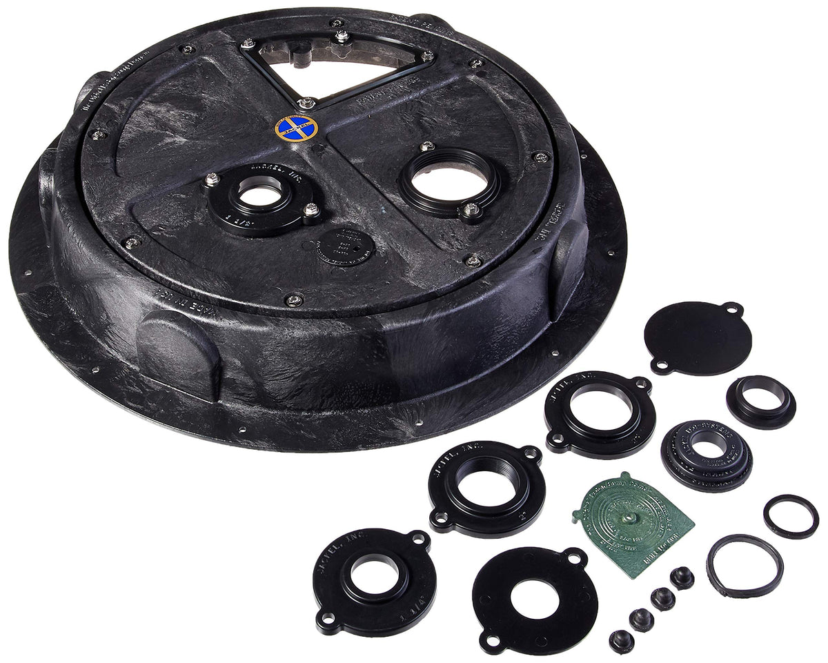Jackel Original Radon Sump Dome installation steps demonstrate easy retrofit and universal fit.