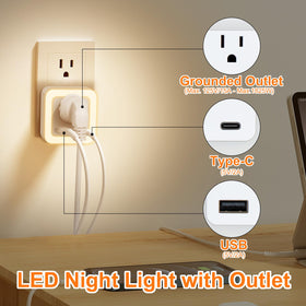 JackonLux dusk-to-dawn sensor activates automatically at dusk for safe entryways.