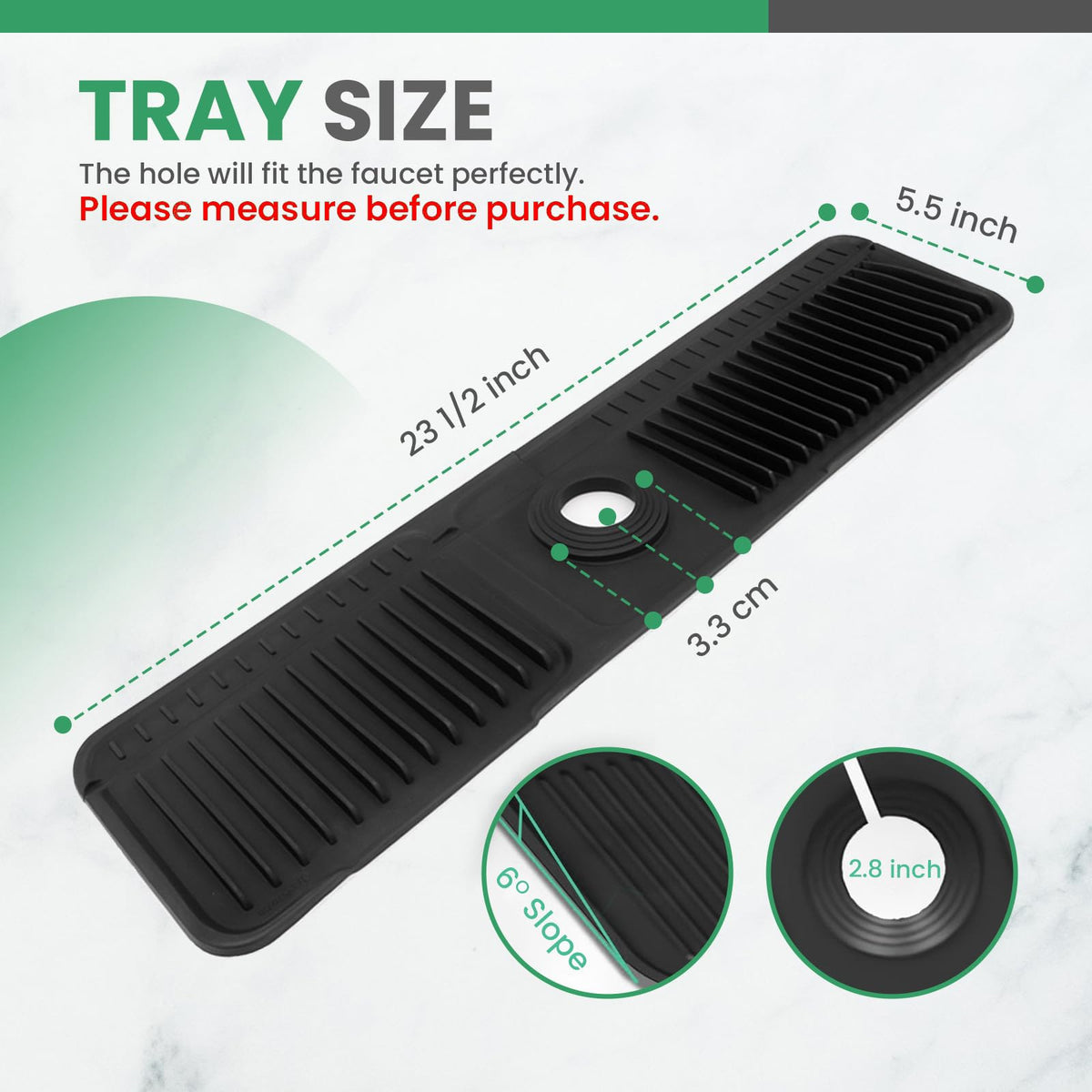 Jacks One Stop Shop dishwasher-safe and heat-resistant silicone mat.