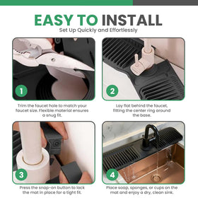 Jacks One Stop Shop snap-button anchors prevent slips and spills.
