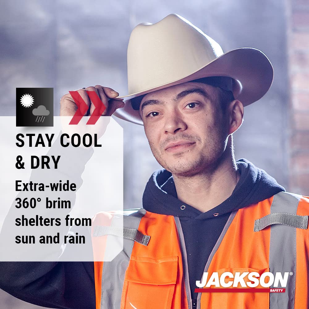 Jackson Safety hard hat 4-point suspension customizable fit