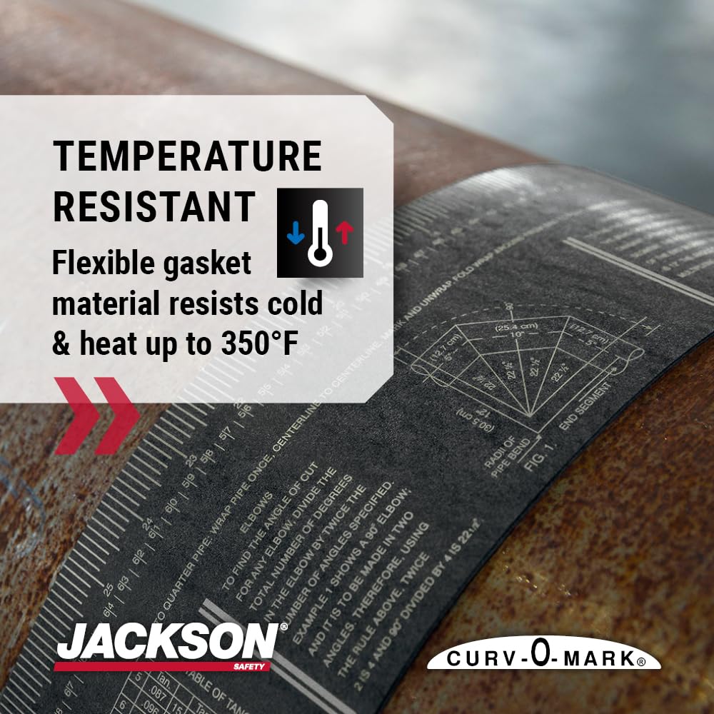 Jackson Safety diameter-range tool covers 3 to 6 inch pipes for versatile use.