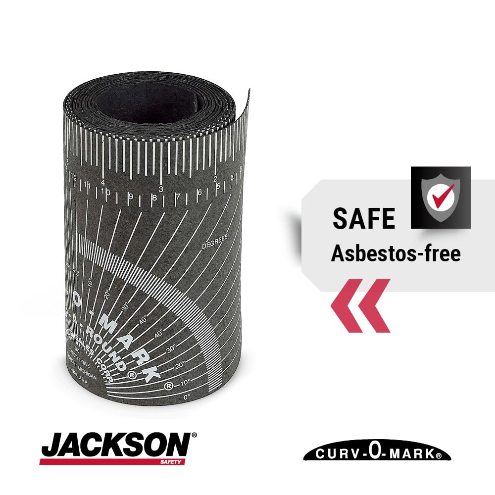 Jackson Safety elbow-drawing diagram guides proper construction markings on pipe joints.