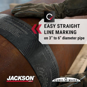 Jackson Safety heat-resistant gasket material supports reliable marking in high-temperature pipe work.