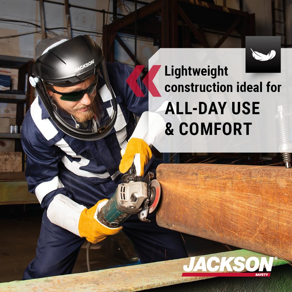Jackson Safety MaxVIEW polycarbonate window delivers high impact resistance